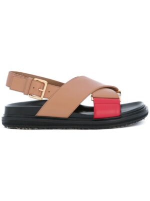 Marni 'Fussbett' Sandal sneakers (paars)