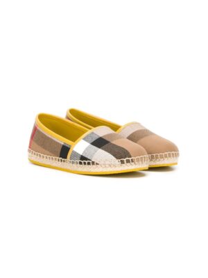 Burberry Kids Slipper mit "House"-Karomust sneakers (bruin)