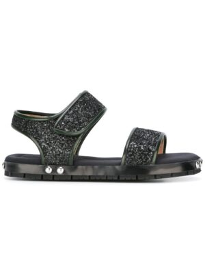 Marni Sandalen mit Glitzerapplikatio sneakers (zwart)