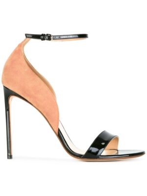 Francesco Russo Zweifarbige Stiletto-Sandal sneakers (zwart)