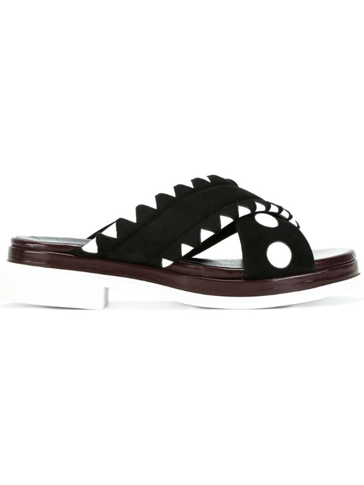 Robert Clergerie 'Caraiba' Sandal sneakers (zwart)