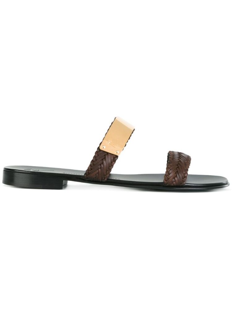 Giuseppe Zanotti Design 'Len' Sandal sneakers (bruin)