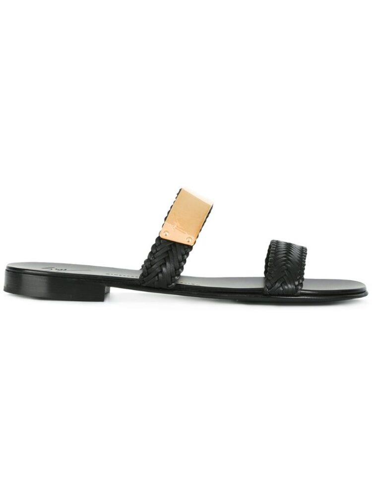 Giuseppe Zanotti Design 'Len' Sandal sneakers (zwart)