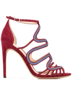 Alexandre Birman Gewebte Sandal sneakers (rood)