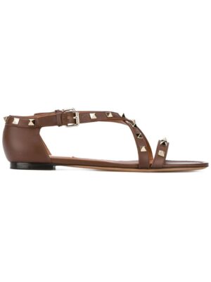 Valentino Valentino Garavani 'Rockstud' Sandal sneakers (bruin)