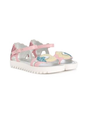 imonetta Glitzernde Sandal sneakers (paars)