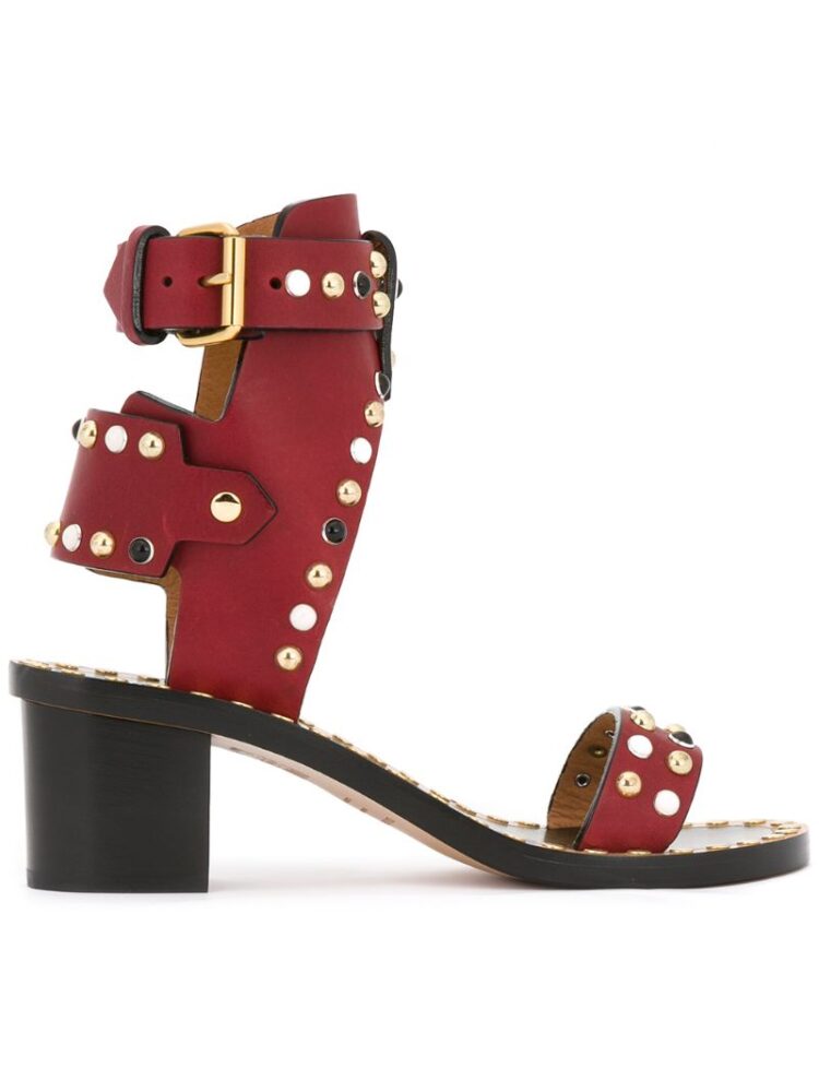 Isabel Marant Étoile 'Jaeryn' Sandal sneakers (rood)