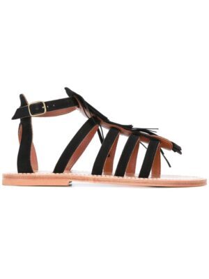 K. Jacques 'Fregate' Sandal sneakers (zwart)