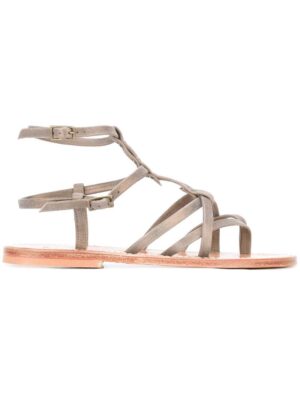 K. Jacques 'Larissa' Sandal sneakers (grijs)