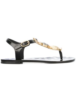 Dolce & Gabbana Sandalen mit Muschelapplikatio sneakers (zwart)