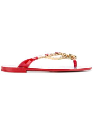 Dolce & Gabbana Flache Sandal sneakers (rood)