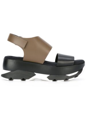 Marni Zweifarbige Sandal sneakers (zwart)