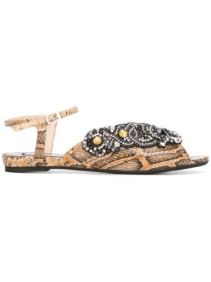 Nº21 Sandalen mit Schlangenledereffekt sneakers (overige kleuren)