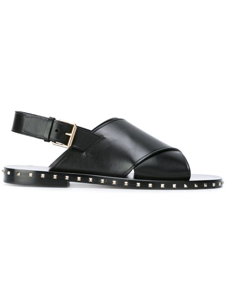 Valentino Valentino Garavani 'Soul Rockstud' Sandal sneakers (zwart)