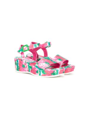 Mi Mi Sol Sandalen mit Print sneakers (paars)