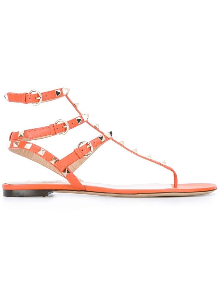 Valentino 'Valentino Garavani Rockstud' Sandal sneakers (geel)