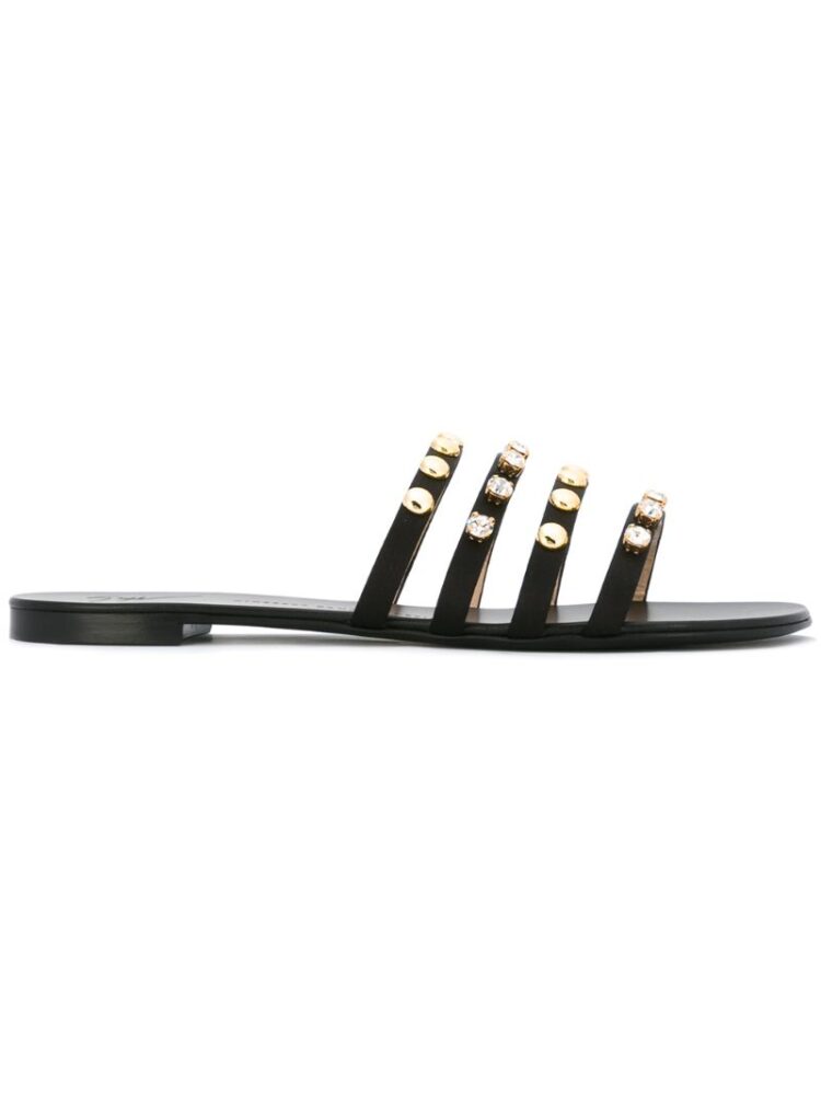 Giuseppe Zanotti Design Sandalen mit Niet sneakers (zwart)