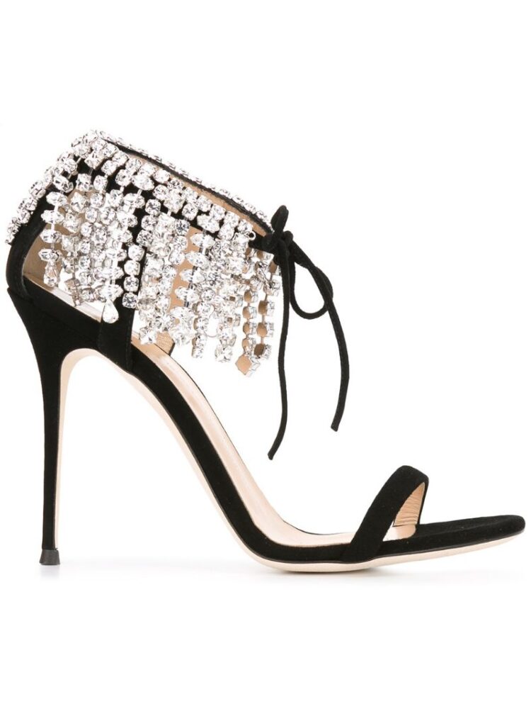 Giuseppe Zanotti Design Sandalen mit Kristallverzierung sneakers (zwart)