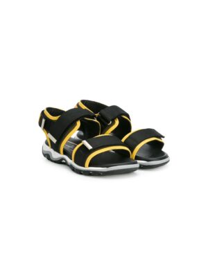 Nº21 Kids Sandalen aus Kalbsleder und Led sneakers (zwart)