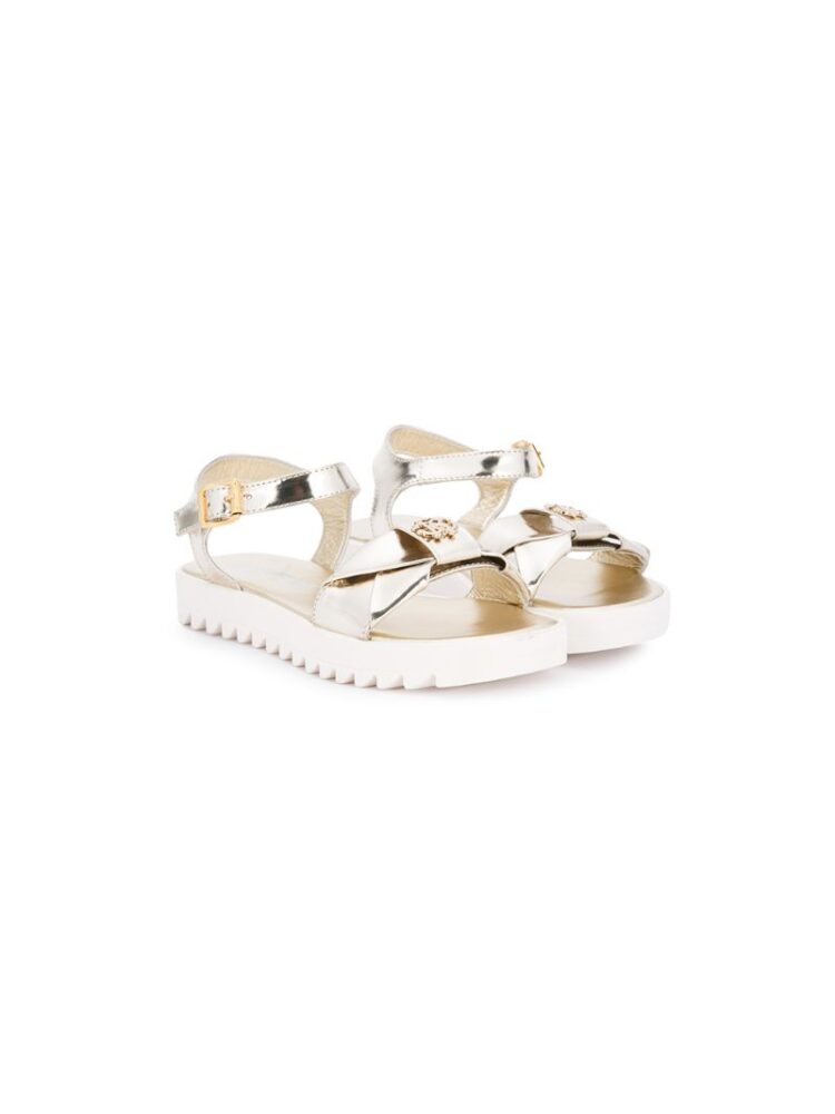 Roberto Cavalli Kids Sandalen in Metallic-Opti sneakers (overige kleuren)