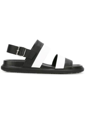 Marni Zweifarbige Sandal sneakers (zwart)