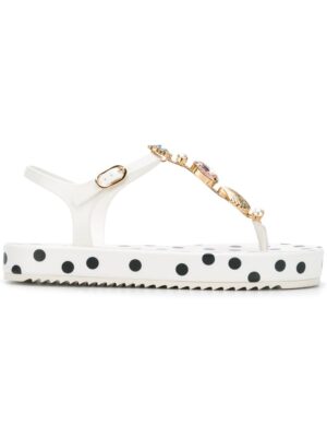 Dolce & Gabbana Flache Sandalen mit Verzierung sneakers (overige kleuren)