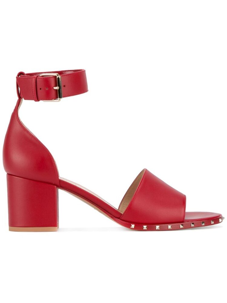 Valentino Valentino Garavani 'Soul Rockstud' Sandal sneakers (rood)