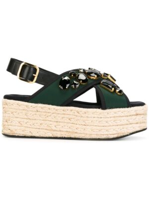 Marni Verzierte Plateau-Sandal sneakers (overige kleuren)