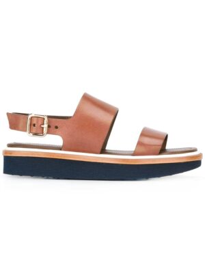 Tod's Flatform-Sandalen mit Schnall sneakers (bruin)