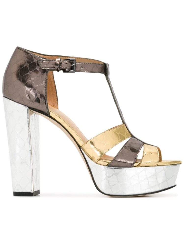 Michael Michael Kors Plateau-Sandalen im Metallic-Loo sneakers (overige kleuren)