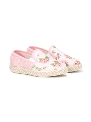 Monnalisa Slippers mit Rosen-Print sneakers (overige kleuren)