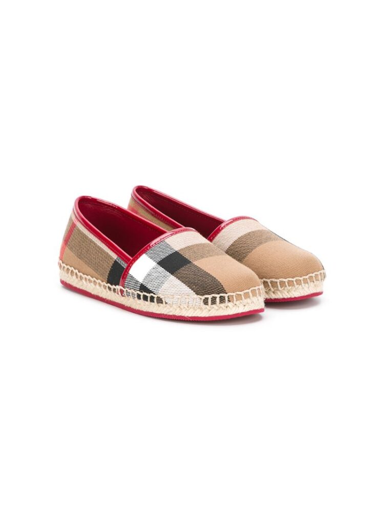 Burberry Kids Espadrilles mit "House"-Karomust sneakers (overige kleuren)