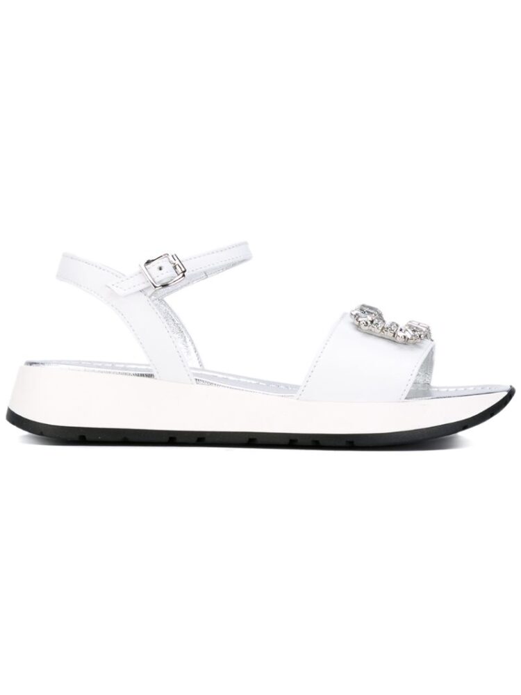 Andrea Montelpare Sandalen mit Strassverzierung sneakers (grijs)