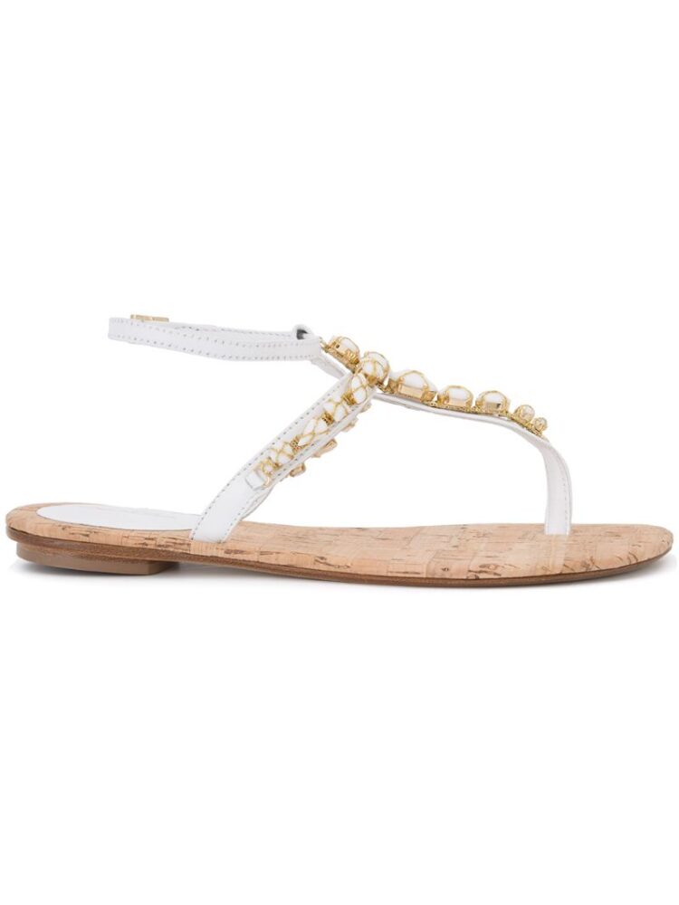 Oscar de la Renta Verzierte Sandalen mit T-Riem sneakers (overige kleuren)