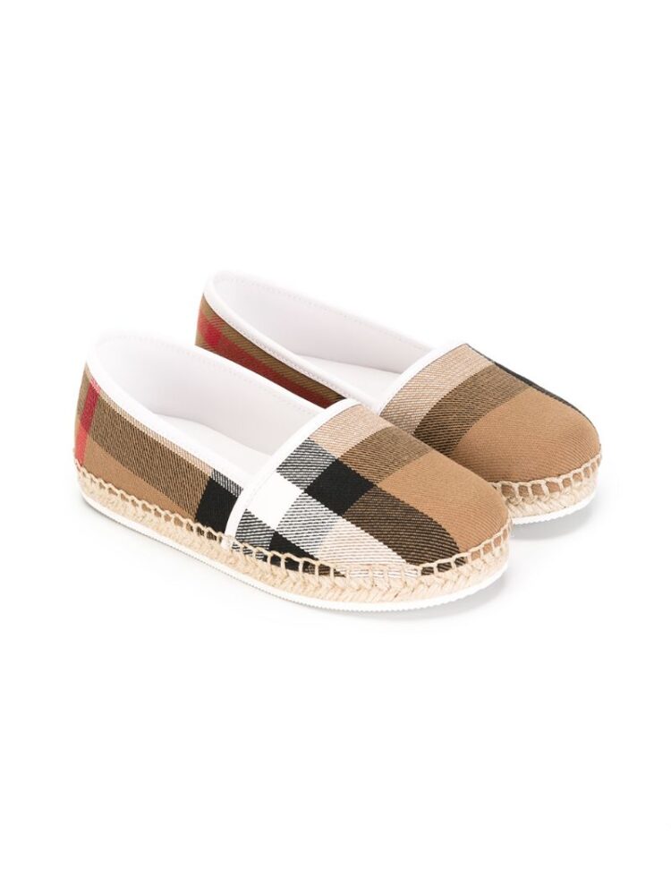 Burberry Kids Espadrilles mit "House"-Karomust sneakers (overige kleuren)