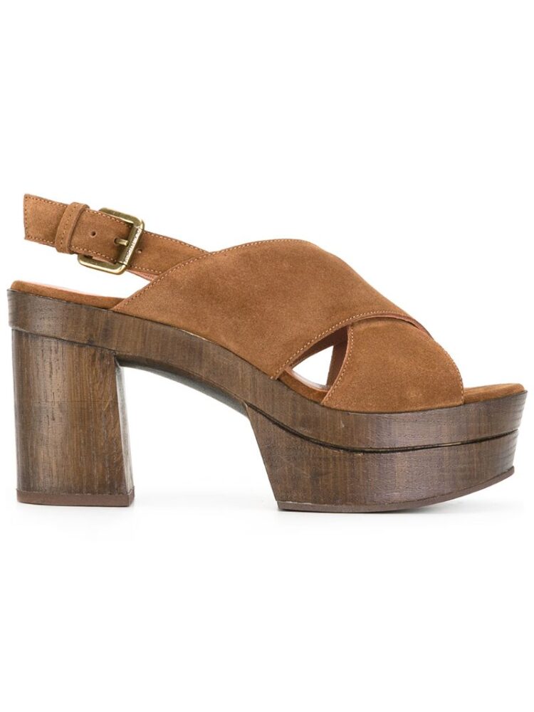 L'Autre Chose 'Cigar' Sandal sneakers (bruin)