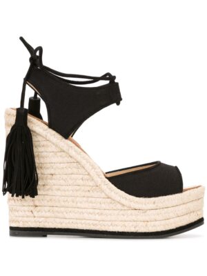 Paul Andrew Wedge-Sandalen mit Quast sneakers (zwart)