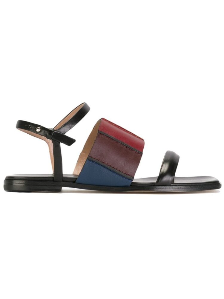 Paul Smith Flache Colour-Block-Sandal sneakers (zwart)