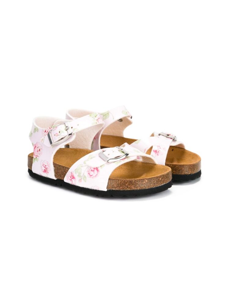 Monnalisa Sandalen mit Rosen-Print sneakers (paars)