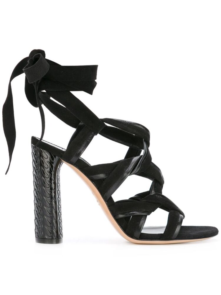 Casadei 'Cage' Sandal sneakers (zwart)