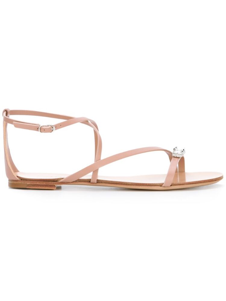 Casadei Flache Sandal sneakers (paars)