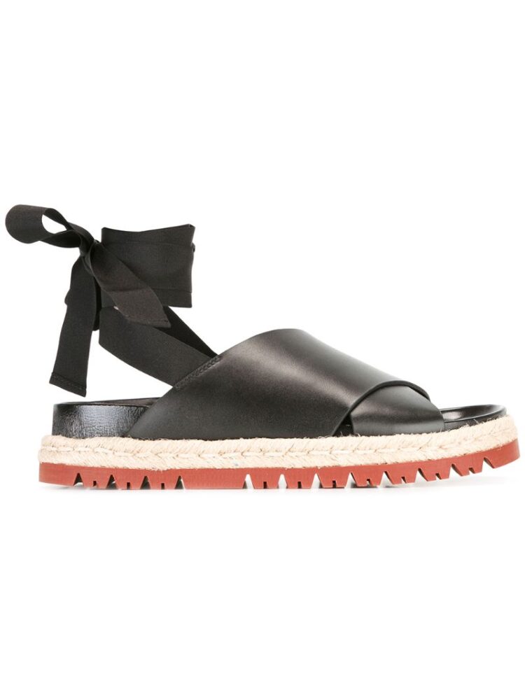 Marni Sandalen mit Knotenverschlu sneakers (zwart)