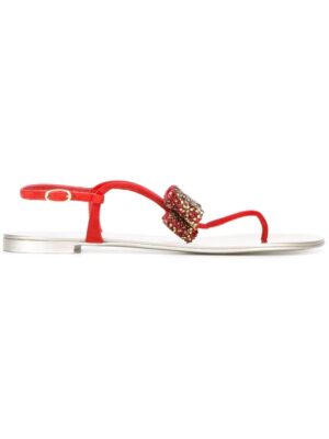 Giuseppe Zanotti Design 'Annabelle' Sandal sneakers (rood)