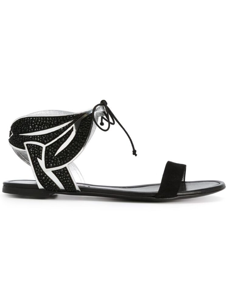 Casadei Sandalen mit Schnürung sneakers (zwart)