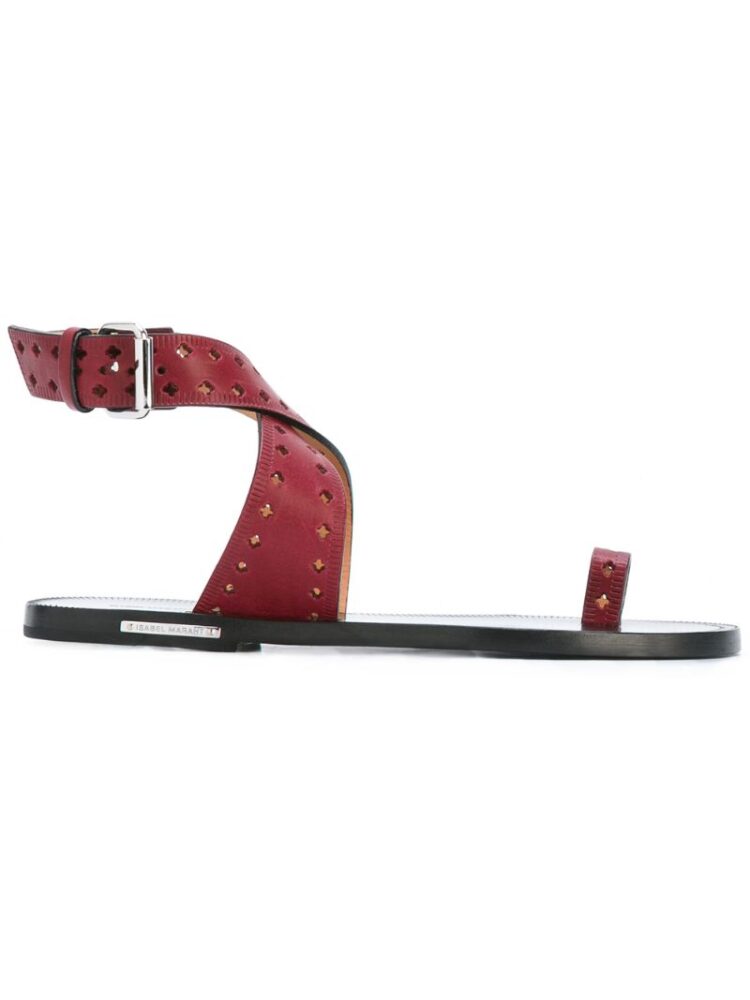 Isabel Marant Étoile 'Jusip' Sandal sneakers (rood)