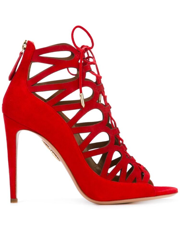 Aquazzura 'Unforgettable' Sandal sneakers (rood)