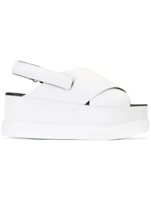 Mm6 Maison Margiela Flatform-Sandalen mit Klettverschlu sneakers (overige kleuren)