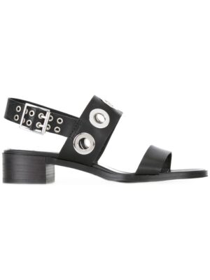 Diesel Sandalen mit Niet sneakers (zwart)