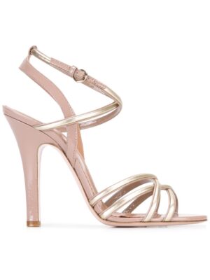 Red Valentino Sandalen mit Metallic-Riem sneakers (paars)