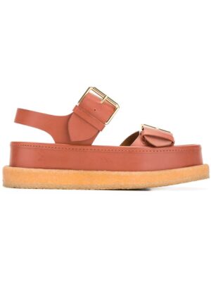 tella McCartney Sandalen mit Schnall sneakers (bruin)